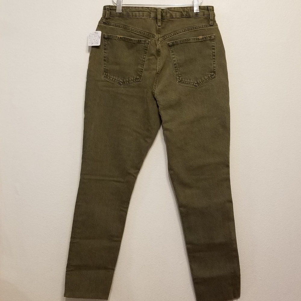 Free People Stella Skinny Jeans- green - Picture 7 of 8